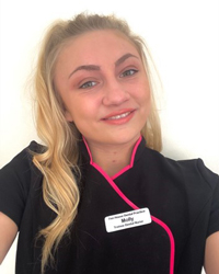Molly trainee dental nurse/receptionist at Pinchbeck Dental Surgery